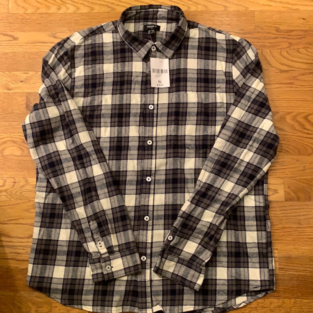 NWT Men’s plaid flannel shirt